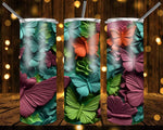 New! Designs 20 Oz Tumblers 3D Butterfly 834