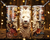 New! Designs 20 Oz Tumblers 3D Lion 836