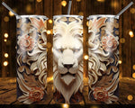 New! Designs 20 Oz Tumblers 3D Lion 836