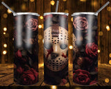 New! Designs 20 Oz Tumblers 3D Horror Flowers 845