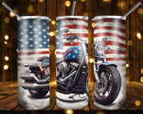 New! Designs 20 Oz Tumblers Eagles and Motorcycles 844