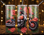 New! Designs 20 Oz Tumblers Eagles and Motorcycles 844