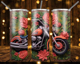 New! Designs 20 Oz Tumblers Eagles and Motorcycles 844