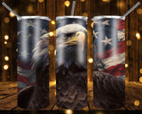 New! Designs 20 Oz Tumblers Eagles and Motorcycles 844