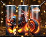 New! Designs 20 Oz Tumblers Eagles and Motorcycles 844