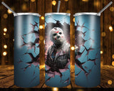 New! Designs 20 Oz Tumblers 3D horror brick wall 851