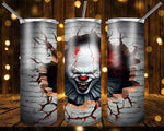 New! Designs 20 Oz Tumblers 3D horror brick wall 851