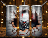 New! Designs 20 Oz Tumblers 3D horror brick wall 851