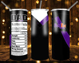 New! Designs 20 Oz Tumblers Uniforms Dad 847