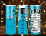 New! Designs 20 Oz Tumblers Uniforms Dad 847