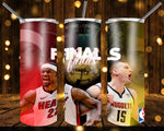 New! Designs 20 Oz Tumblers Miami-Heat Finals 848