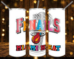 New! Designs 20 Oz Tumblers Miami-Heat Finals 848