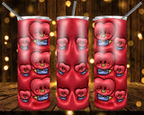 New! Designs 20 Oz Tumblers Bubble 3D Drawings Part 01-859