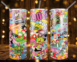 New! Designs 20 Oz Tumblers 80's and 90's 861