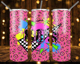 New! Designs 20 Oz Tumblers 80's and 90's 861