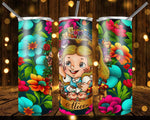 New! Designs 20 Oz Tumblers Princesses Flowers 856