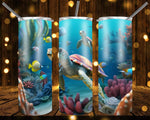 New! Designs 20 Oz Tumblers 3D Sea Turtle 850