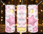 New! Designs 20 Oz Tumblers Bubble 3D Drawings Part 02-860