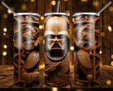 New! Designs 20 Oz Tumblers Star-Wars Carved in Wood 870