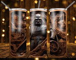 New! Designs 20 Oz Tumblers Star-Wars Carved in Wood 870