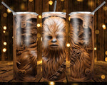 New! Designs 20 Oz Tumblers Star-Wars Carved in Wood 870