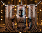 New! Designs 20 Oz Tumblers Star-Wars Carved in Wood 870