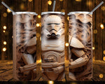 New! Designs 20 Oz Tumblers Star-Wars Carved in Wood 870