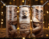 New! Designs 20 Oz Tumblers Star-Wars Carved in Wood 870