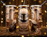 New! Designs 20 Oz Tumblers Star-Wars Carved in Wood 870