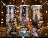 New! Designs 20 Oz Tumblers Veteran Woman 865