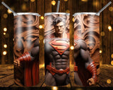 New! Designs 20 Oz Tumblers Hero Carved in Wood 873