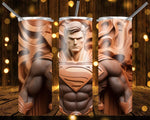 New! Designs 20 Oz Tumblers Hero Carved in Wood 873