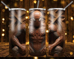 New! Designs 20 Oz Tumblers Hero Carved in Wood 873