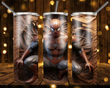 New! Designs 20 Oz Tumblers Hero Carved in Wood 873