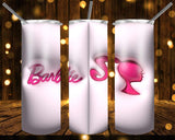 New! Designs 20 Oz Tumblers and T-Shirts Barbie-02-899