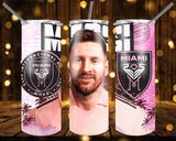 New! Designs 20 Oz Tumblers -Messi-Inter-Miami-898