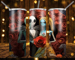 New! Designs 20 Oz Tumbler Jack and Sally 893