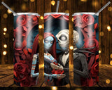 New! Designs 20 Oz Tumbler Jack and Sally 893