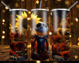 New! Designs 20 Oz Tumbler Jack and Sally 893