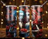 New! Designs 20 Oz Tumbler Jack and Sally 893