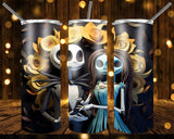 New! Designs 20 Oz Tumbler Jack and Sally 893