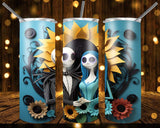 New! Designs 20 Oz Tumbler Jack and Sally 893