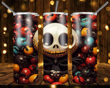 New! Designs 20 Oz Tumbler Jack and Sally 893