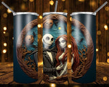 New! Designs 20 Oz Tumbler Jack and Sally 893