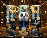 New! Designs 20 Oz Tumbler Jack and Sally 893