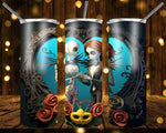 New! Designs 20 Oz Tumbler Jack and Sally 893