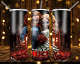 New! Designs 20 Oz Tumblers Bride of Chucky 887