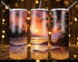 New! Designs 20 Oz Tumblers Tropical Beach 881