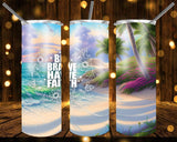 New! Designs 20 Oz Tumblers Tropical Beach 881