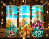 New! Designs 20 Oz Tumblers Tropical Beach 881